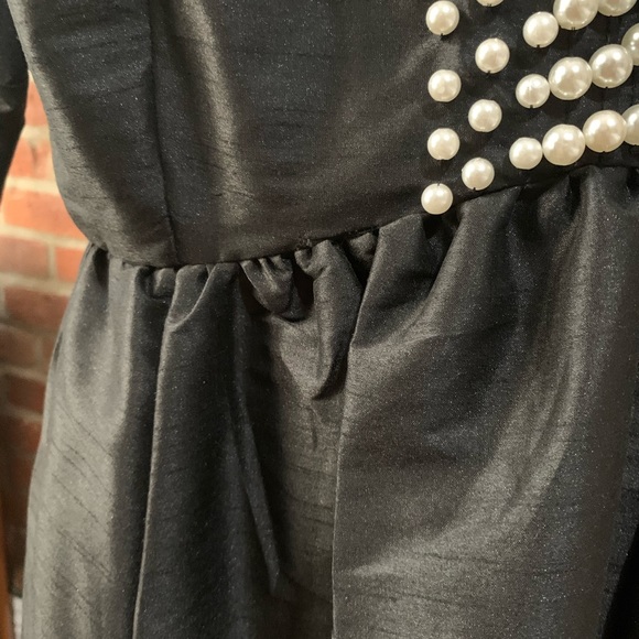 Pearl Bead Empire Dupioni Dress NWT - Picture 12 of 15